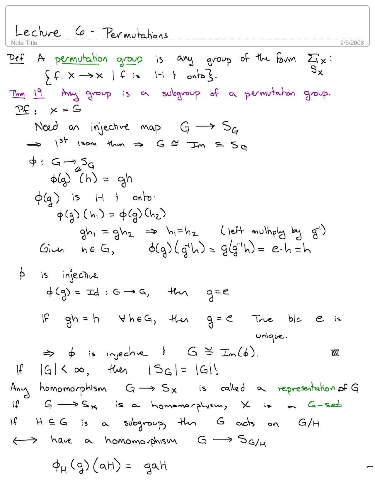 Permutations Introduction To Abstract Algebra Lecture Notes Math Permutations Introduction To Abstract Algebra Lecture Notes Math