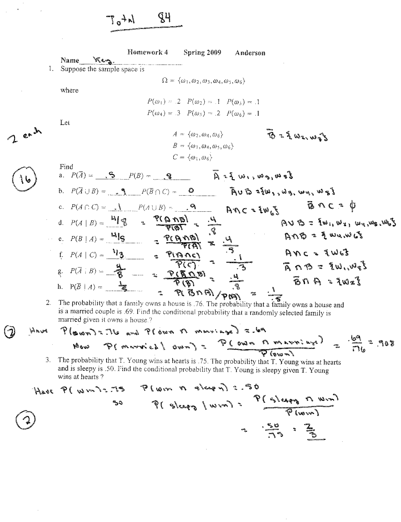 Example Assignment Statistics Assignment 4 Answers Key - Elements of Statistics Business | STAT 1220 ...
