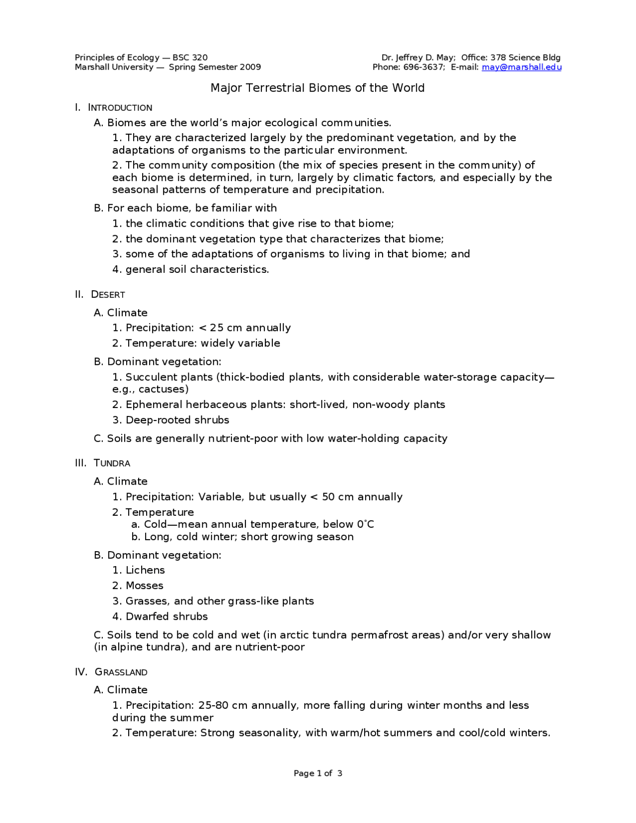 Major Terrestrial Biomes of the World - Principles of Ecology | BSC 320 ...