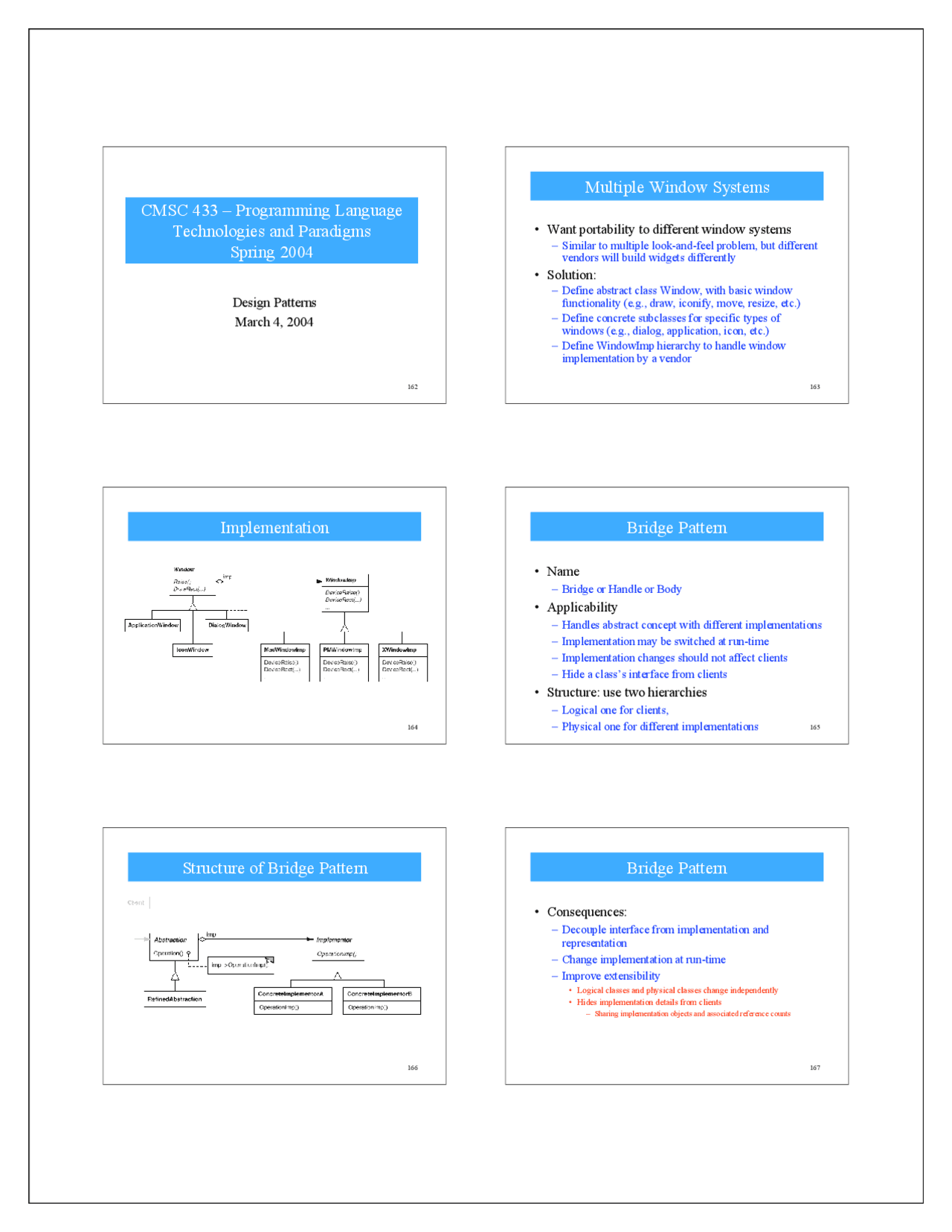 Design Patterns - Programming Language Technologies and Paradigms ...