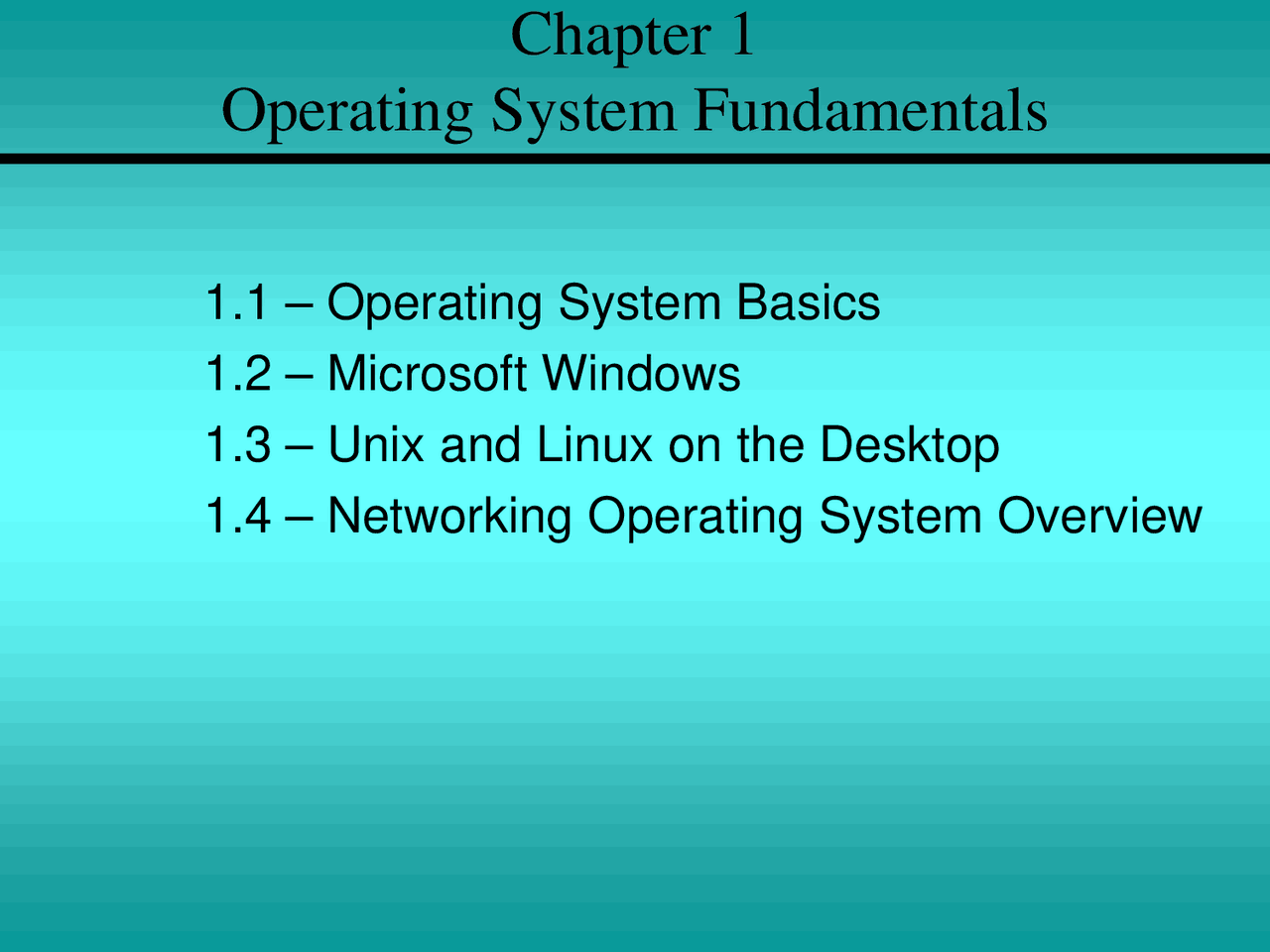 Operating System Fundamentals - Lecture Slides | IT 120 | Study notes ...