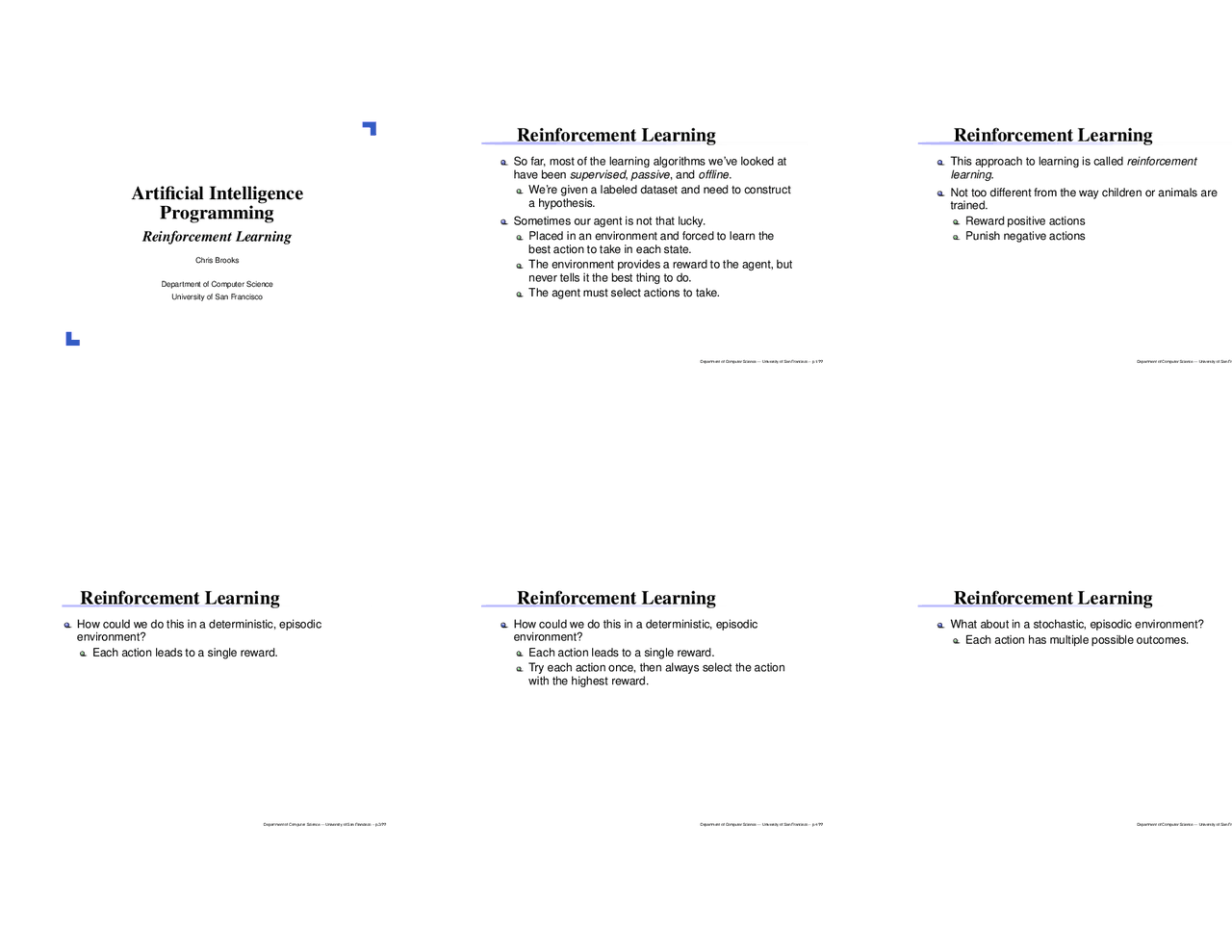 Reinforcement Learning: A Approach to Artificial Intelligence | Study ...