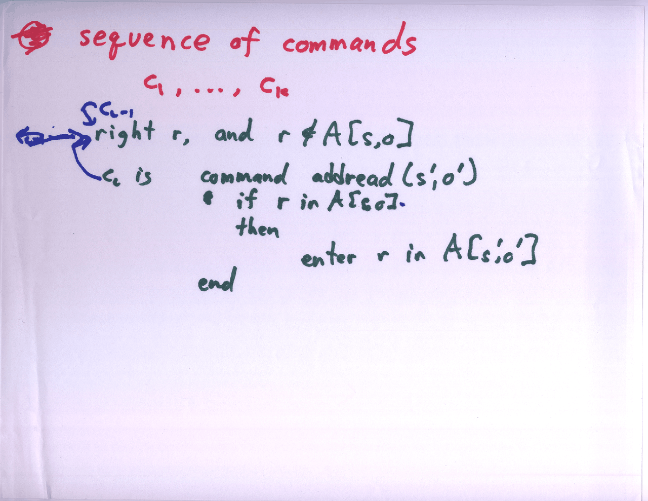 Sequence of Commands - Lecture Notes | ECS 235A - Docsity