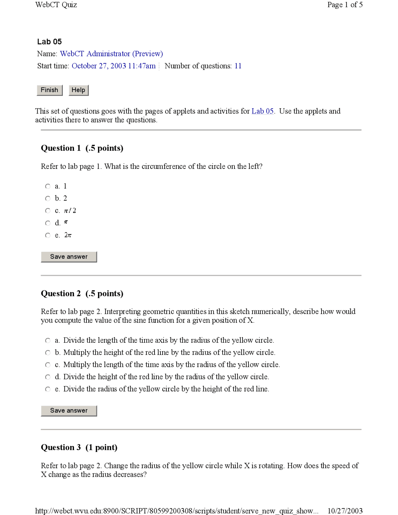 Practice 11 Questions Plane Trigonometry Math 128 Docsity Practice 11 Questions Plane Trigonometry Math 128 Docsity