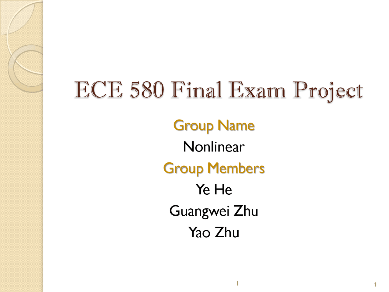 Final Exam Project - Optimization Methods For Systems And Control | ECE ...