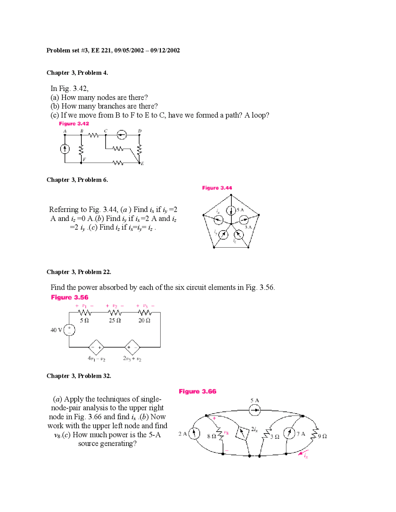 Problem Set #3 - Introduction to Electrical Engineering | EE 221 ...