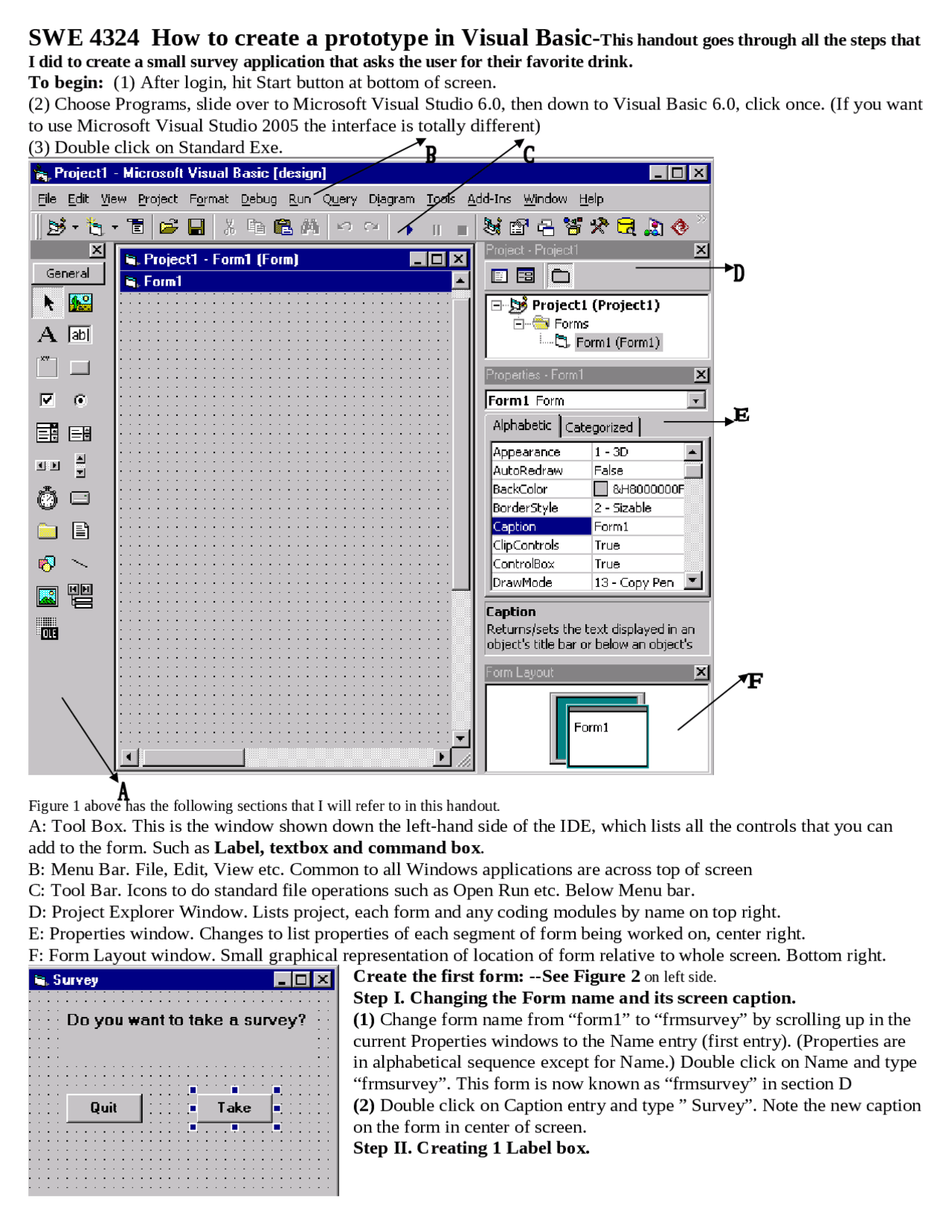 How to Create a Prototype in Visual Basics - User Centered Design | SWE ...