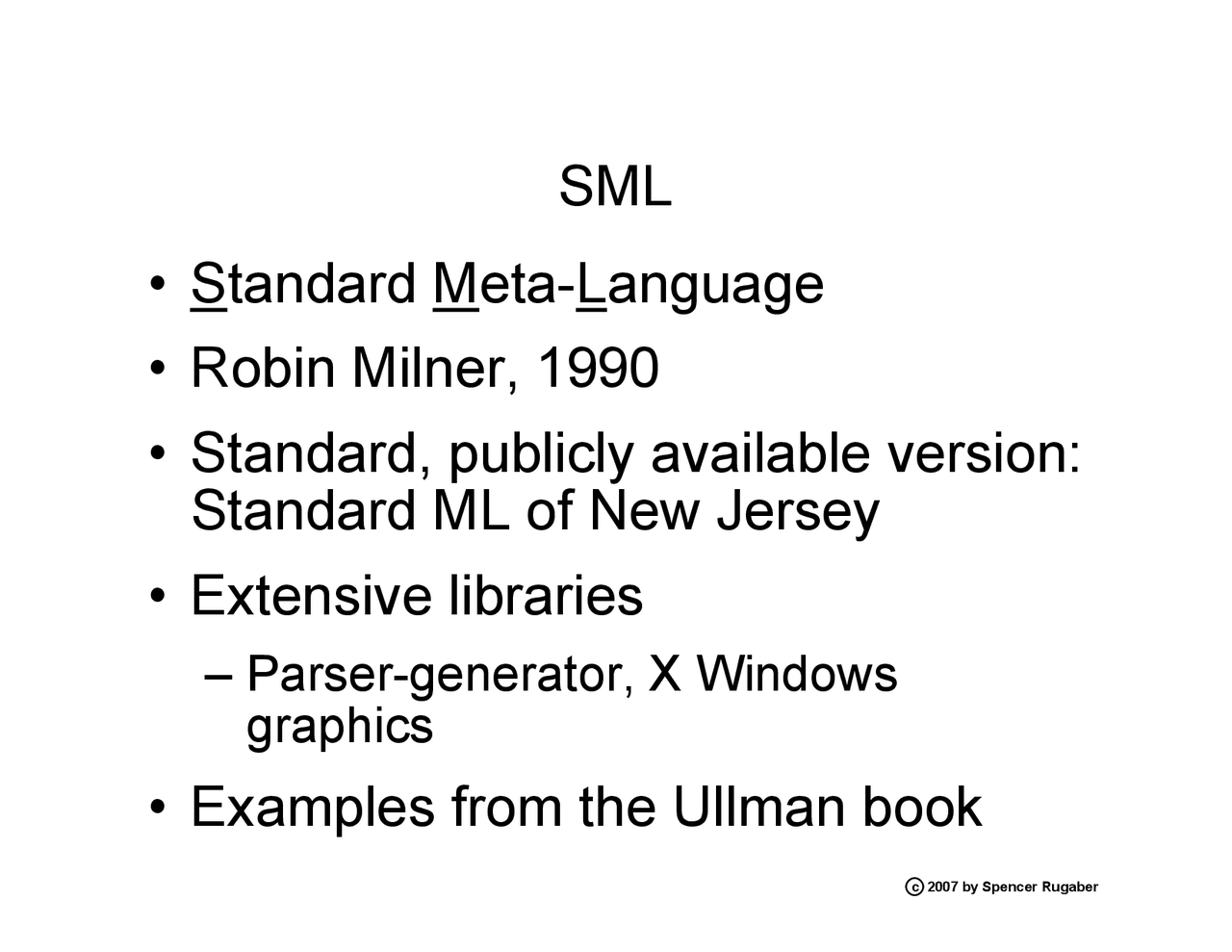 Extensive Libraries and Standard Languages | CS 6390 - Docsity