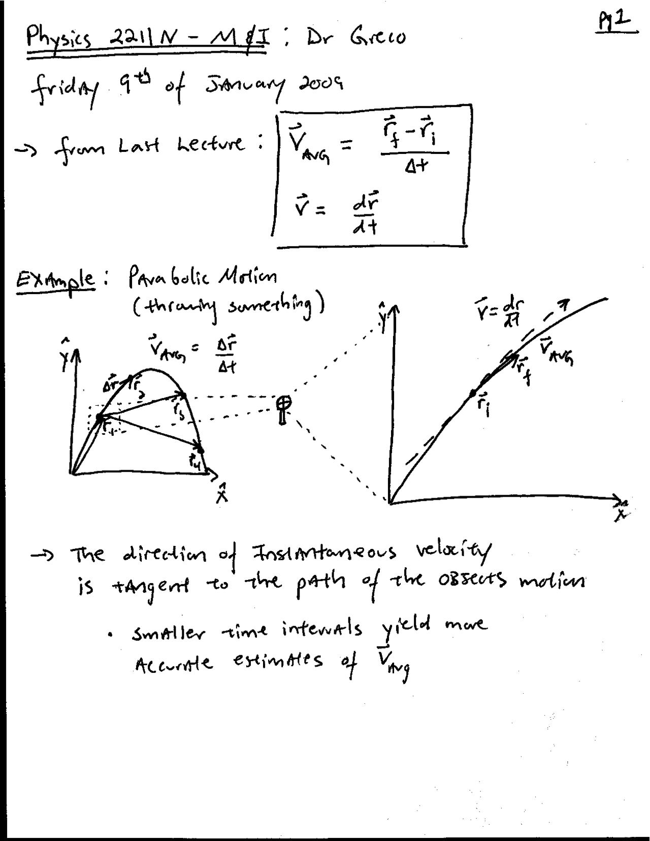 3 Solved Problems on Introductory Physics I - Handwritten Notes | PHYS ...