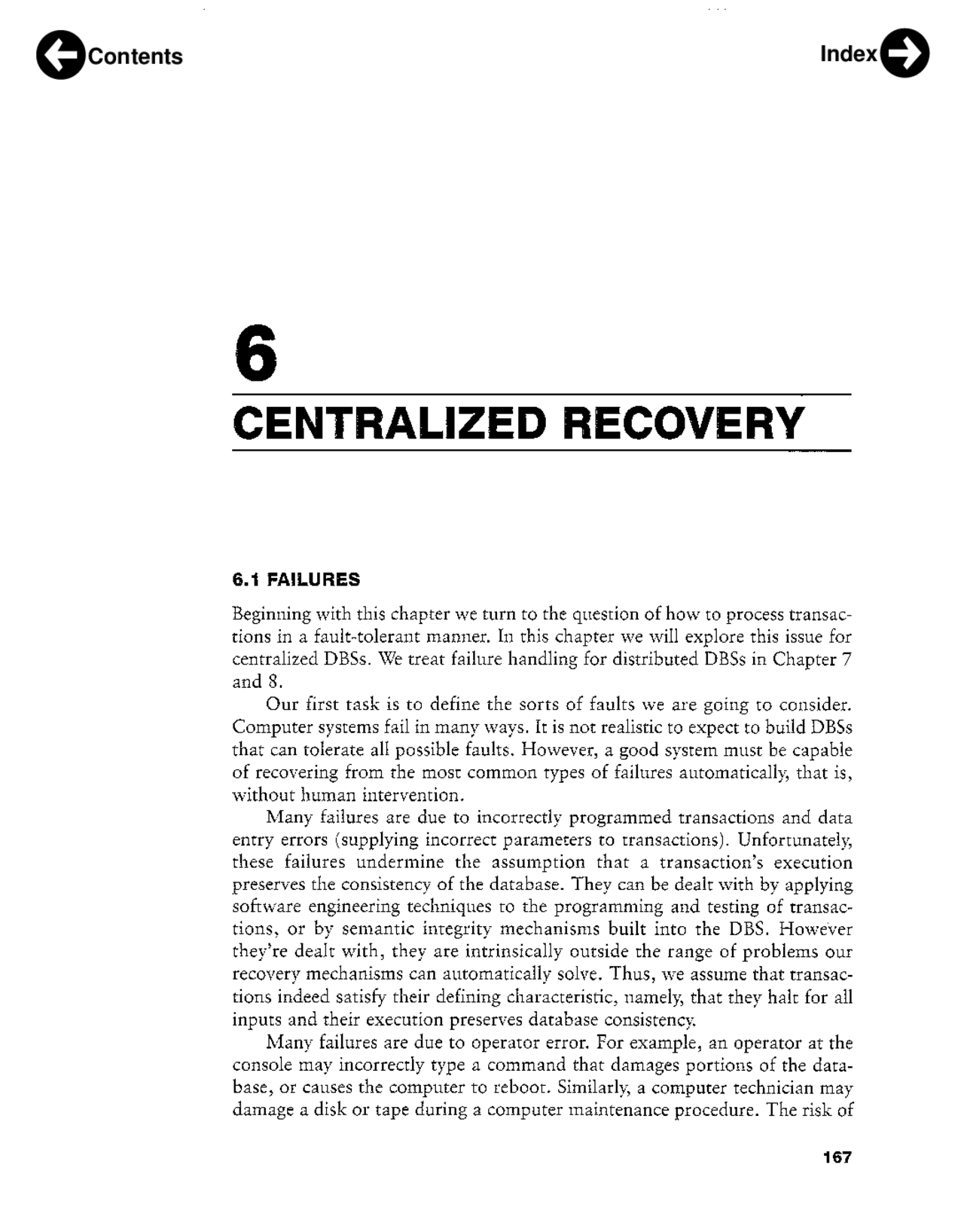 Centralized Recovery Review Sheet CS 4365 Docsity