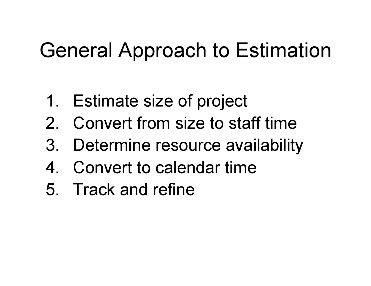 General Approaches to the Estimation - Project 2 | CS 6300 - Docsity