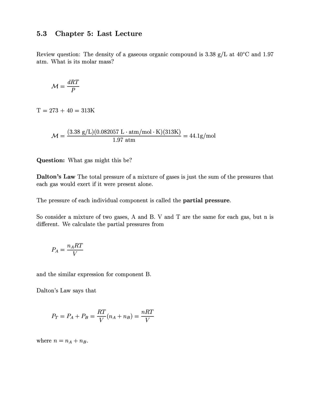 General Chemistry I Review Questions Chem 111 Docsity