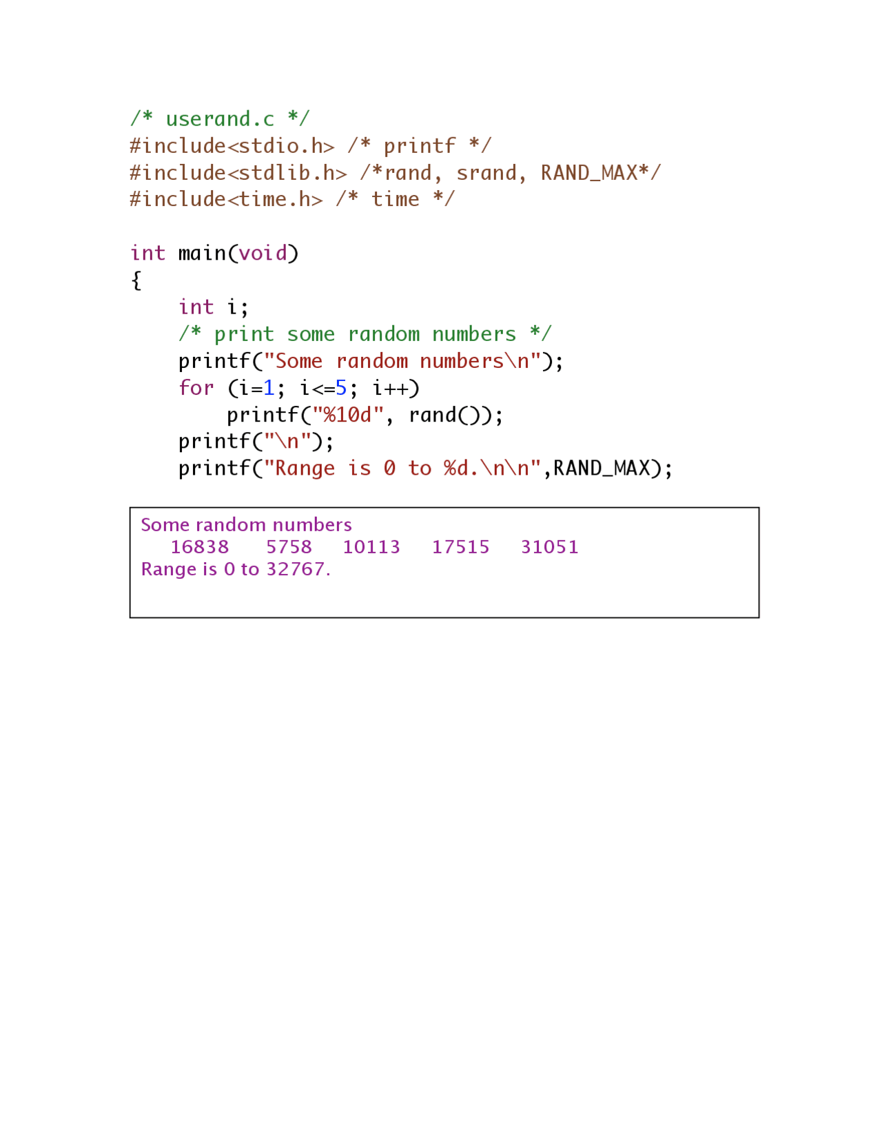 Programming Codes with Output - Introduction to Computing | ECS 102 ...