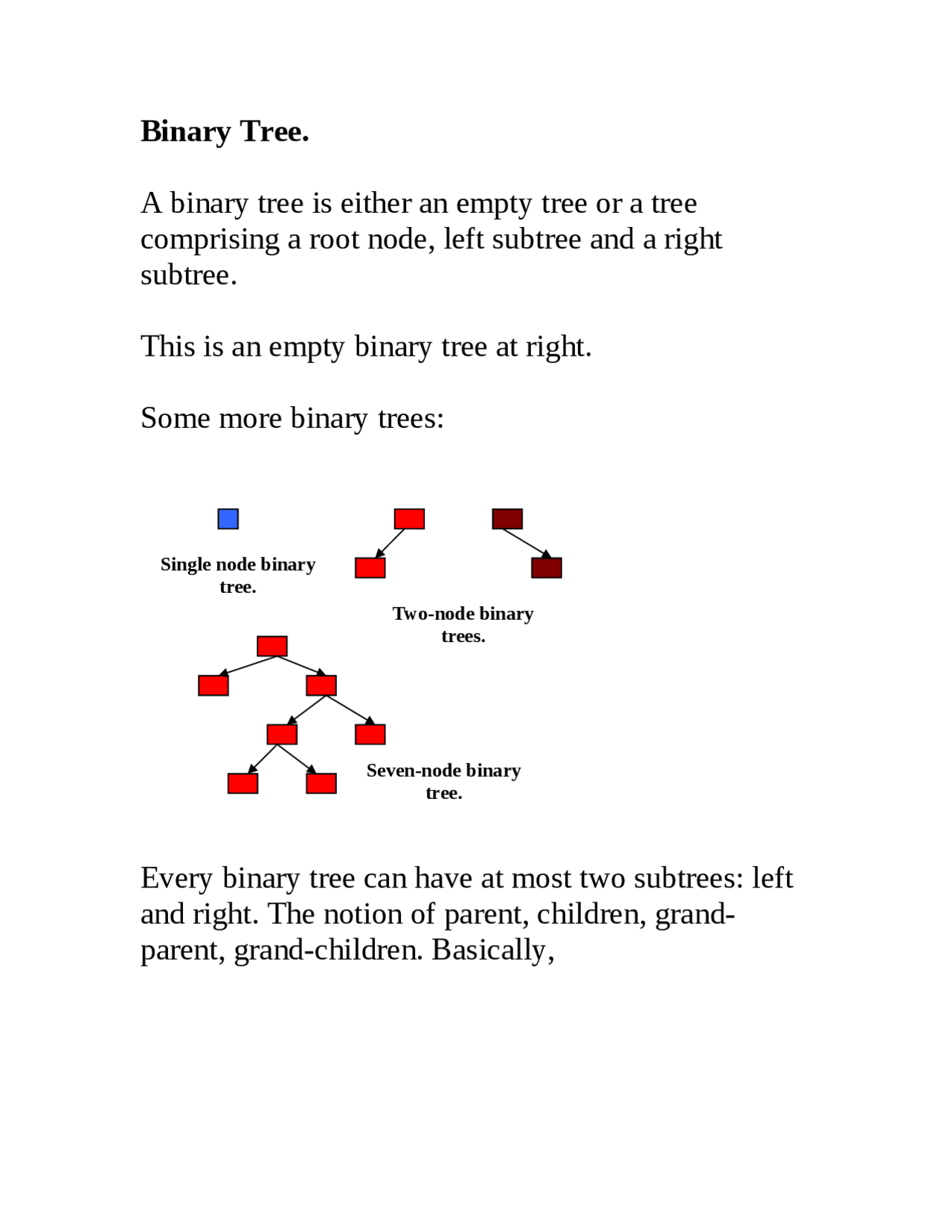 Notes on Binary Tree - Data Structures and Algorithms | CS 240 - Docsity