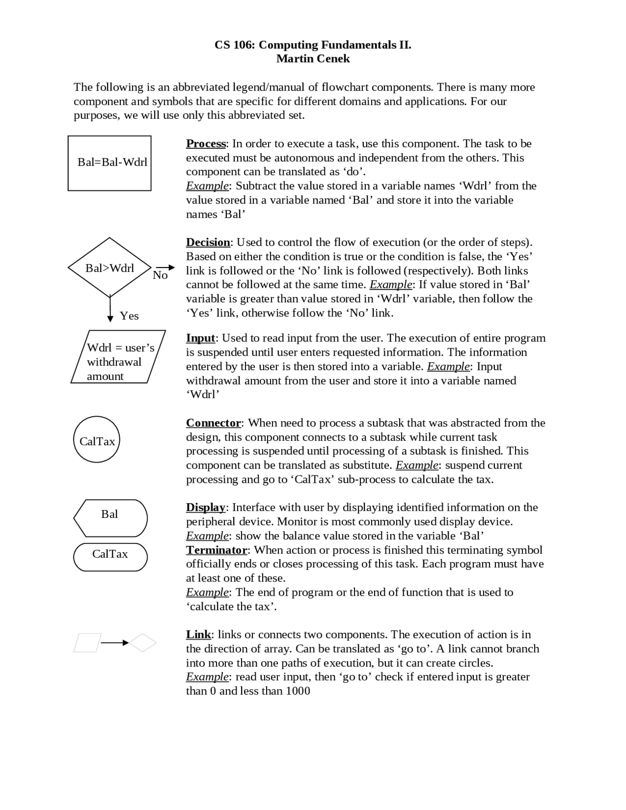 Study Guide - Computing Fundamentals 2 | CS 106 - Docsity