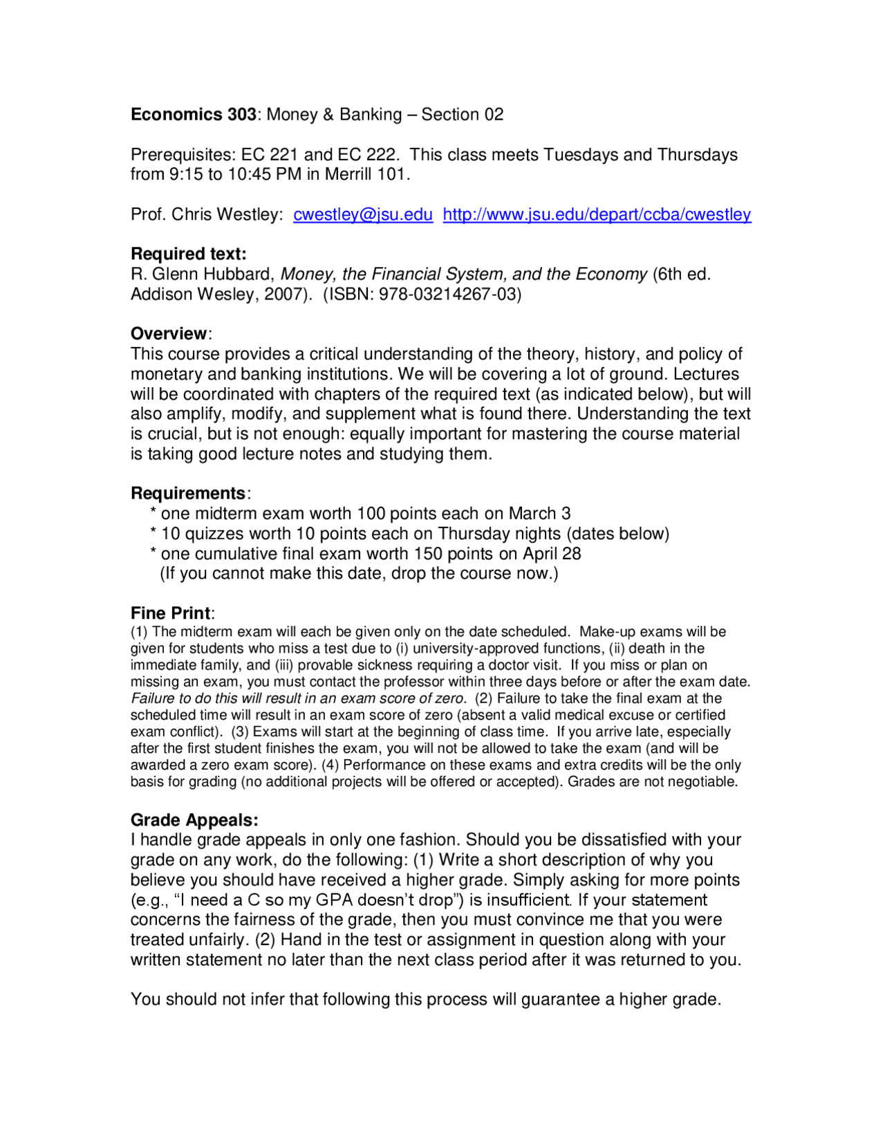 Notes on Economics - Principles of Microeconomics | EC 221 - Docsity