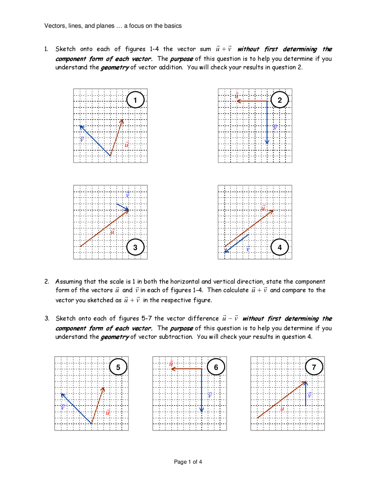 Vectors, Lines, Planes Introduction to Theory of Computing MTH 253