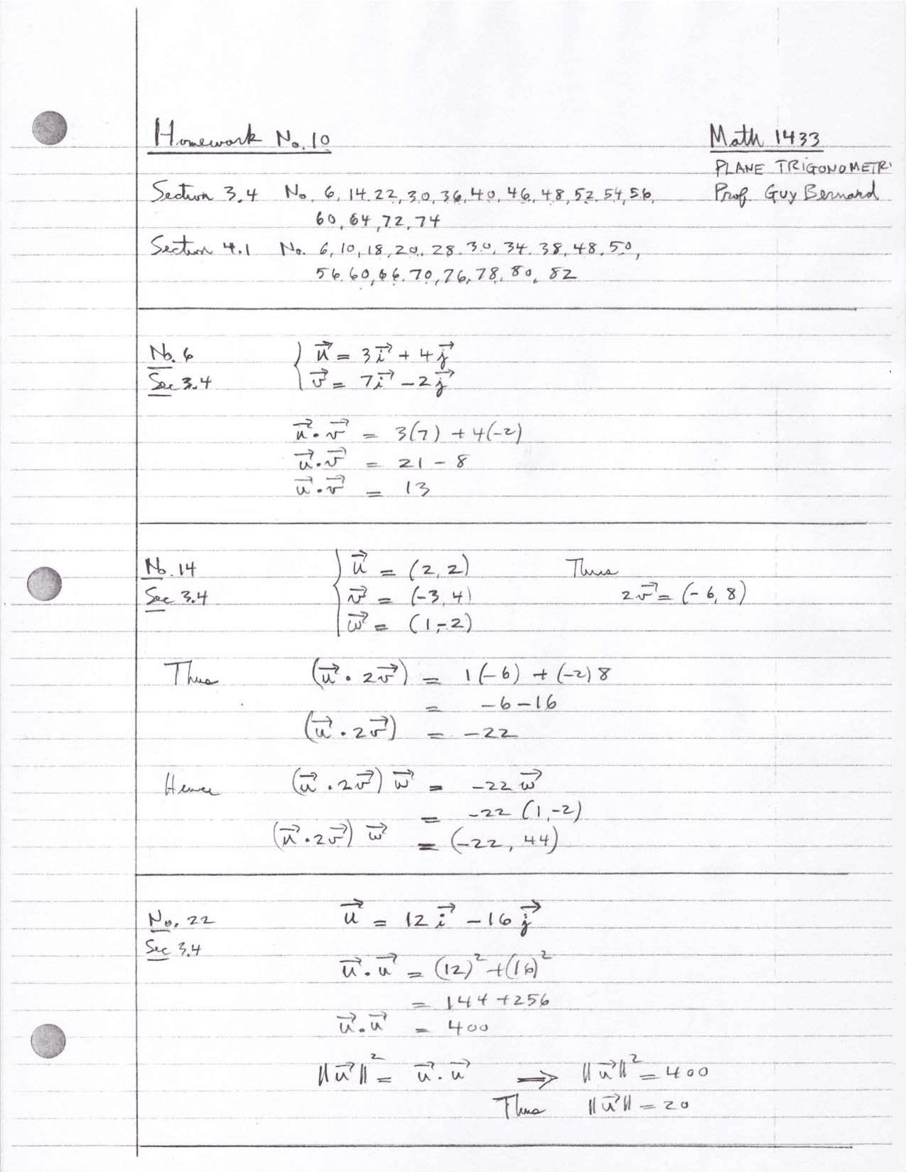 11 Solved Questions In Plane Trigonometry Assignment 10 Math 1433 Docsity 11 Solved Questions In Plane Trigonometry Assignment 10 Math 1433 Docsity