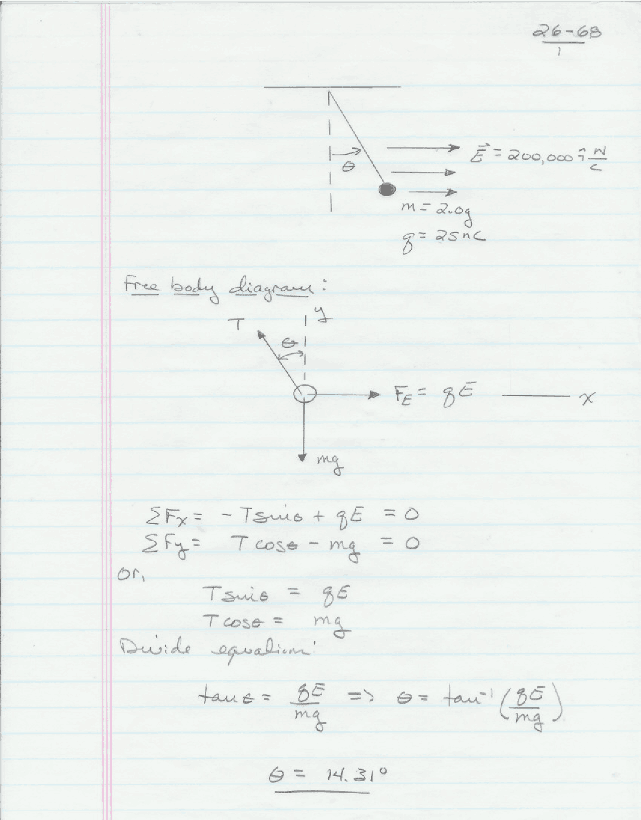 Solved Question on Free Body Diagram - Worksheet | PHY 182 - Docsity