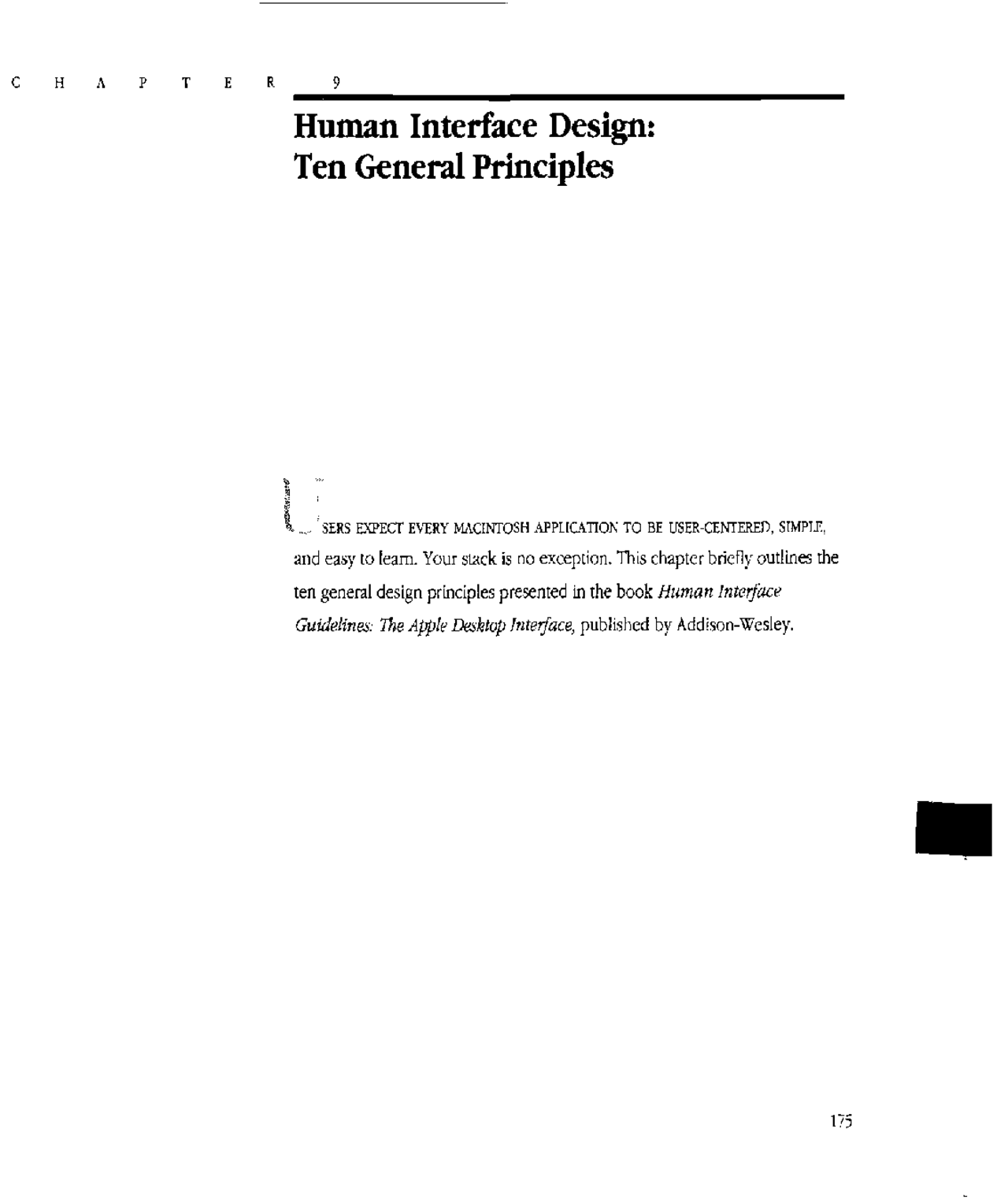Ten General Principles of Human Interface Design | CS 215 - Docsity