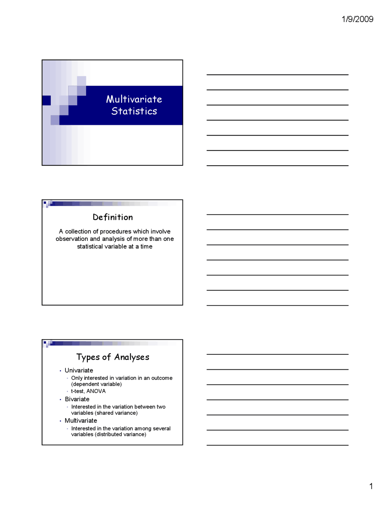 Multivariate Statistics - Statistics and Research Design II | PSY 862 ...