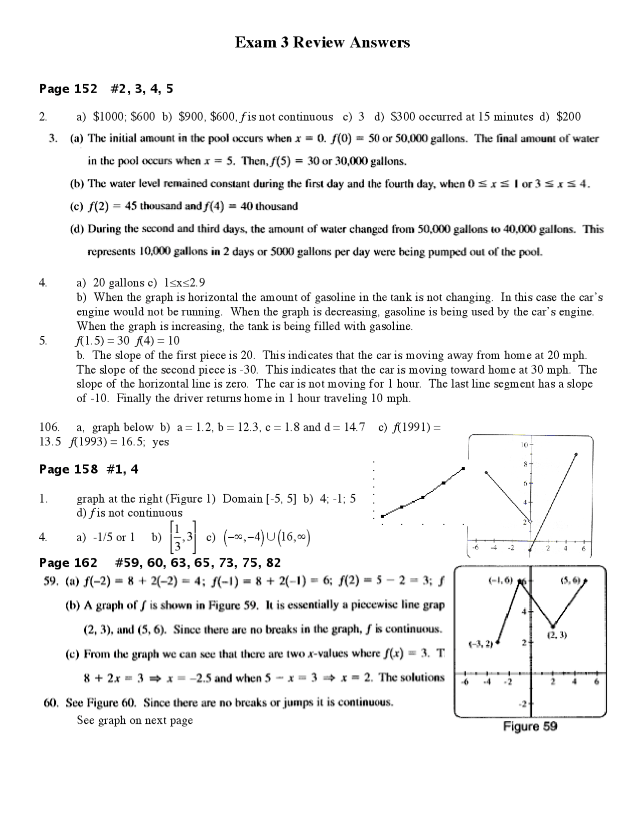 College Algebra I - Exam 3 Review Answers | MATH 112 | Exams Algebra ...
