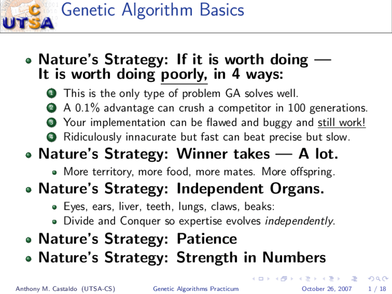 Genetic Algorithms: Nature's Strategy for Problem Solving | Exams ...