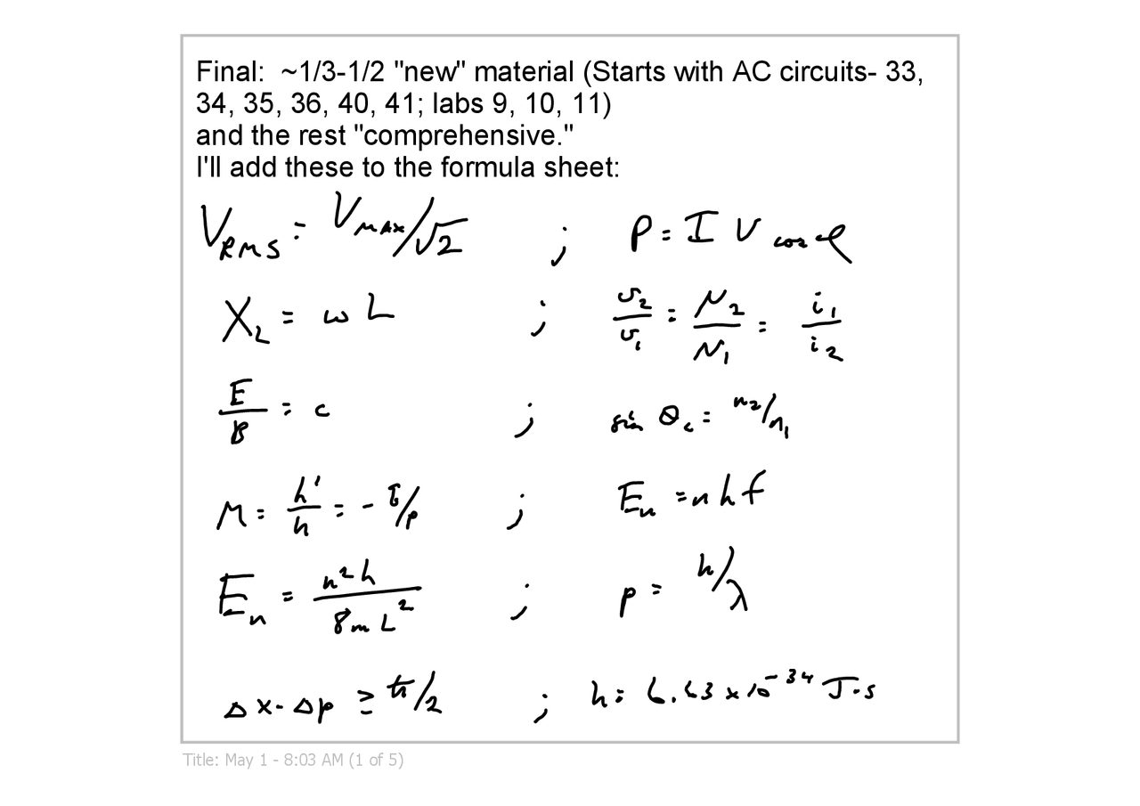 Calculus Physics Examples Solved Questions on Calculus Based Physics I | PHYS 2110 - Docsity
