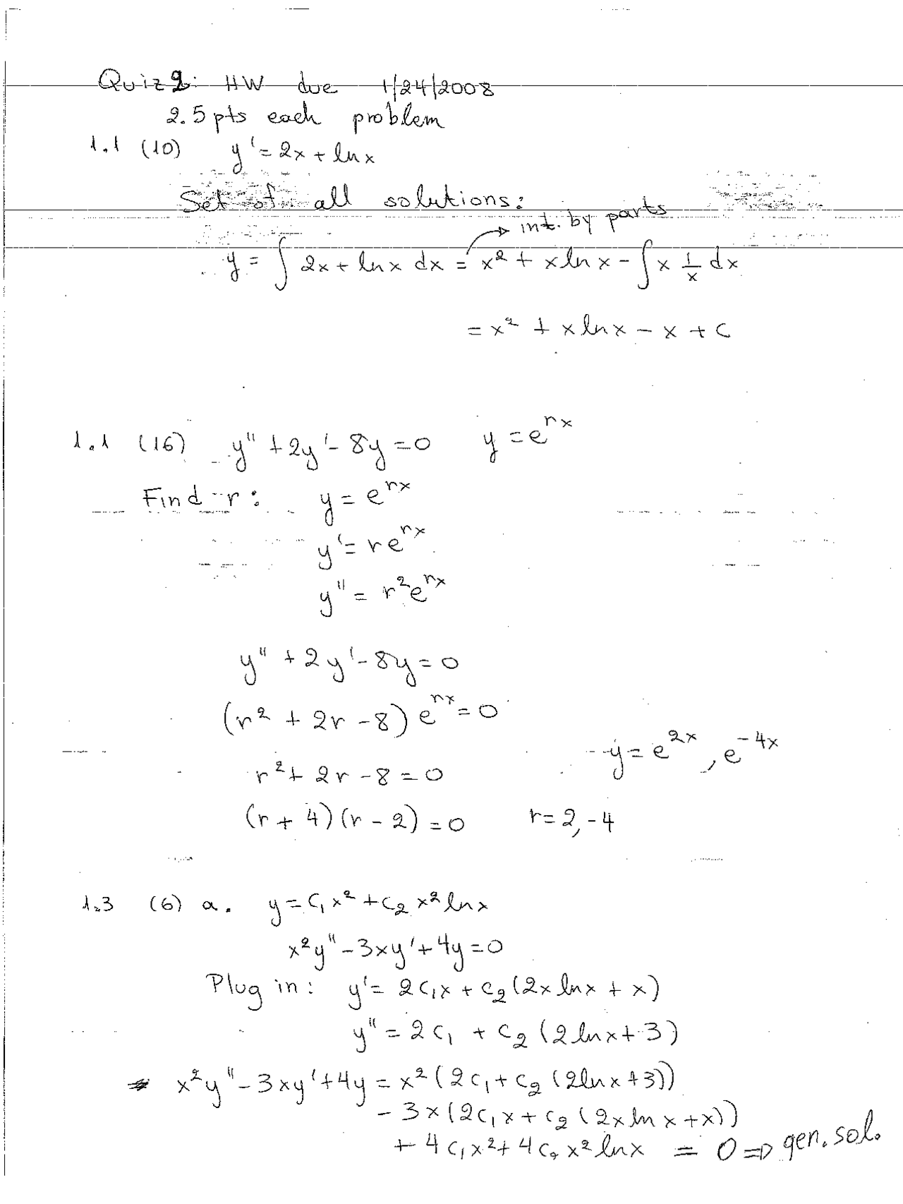 Problems on Engineering Mathematics with Solution - Quiz | MATH 3321 ...
