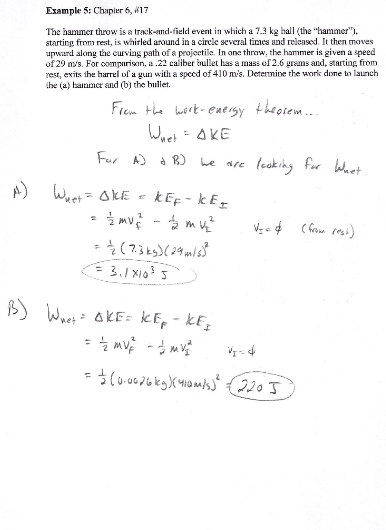 5 Physics Example Example 5 with Answer - Essential Physics | PHYS 200 - Docsity