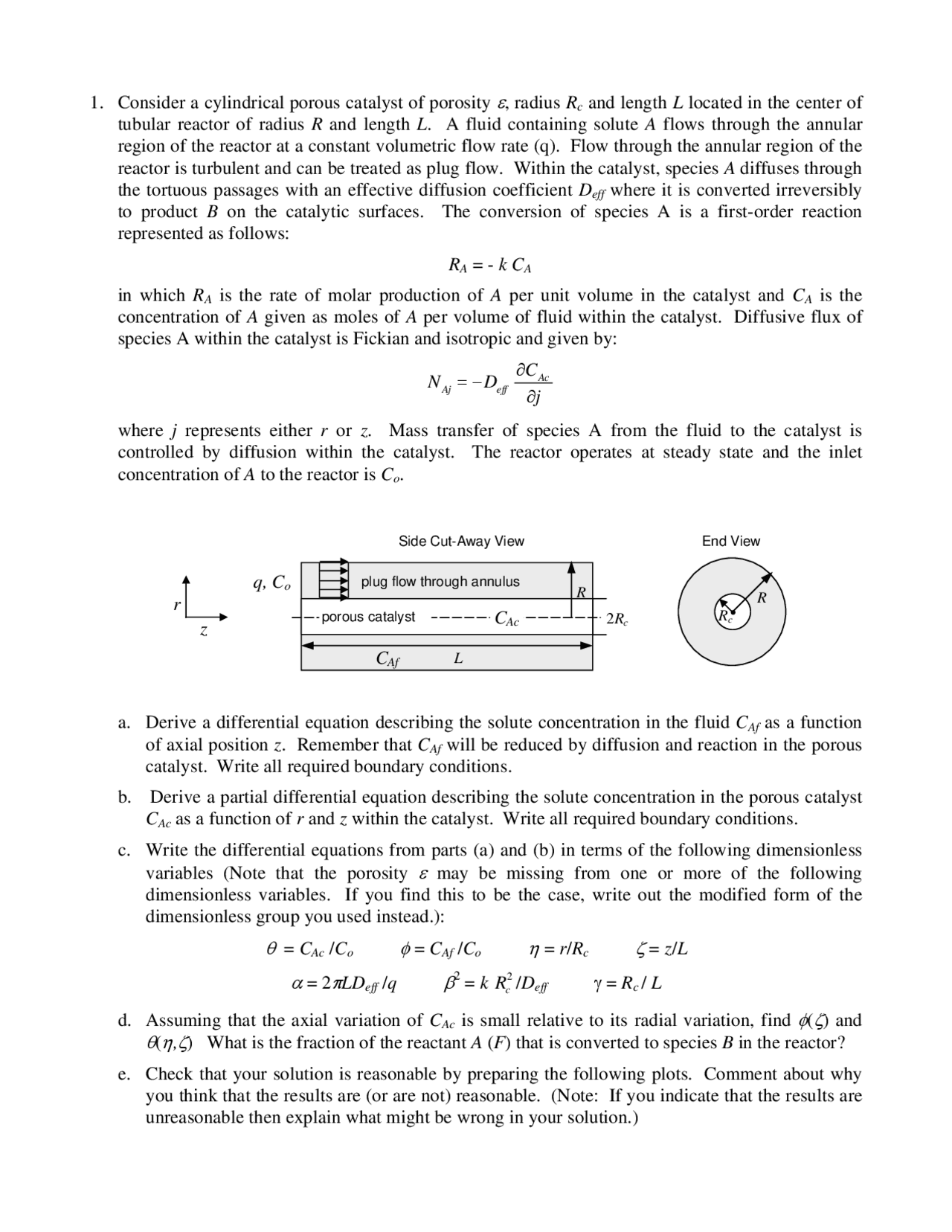 Sample Questions for Exam - Applied Math in Chemical Engineering | CHEN ...