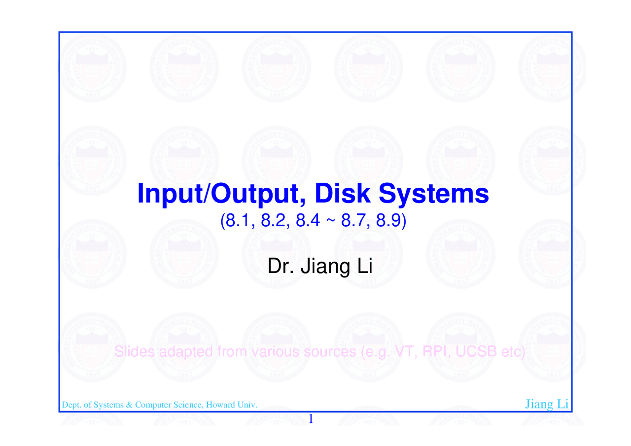 Introduction to Input and output Disk System in Computer Organization ...