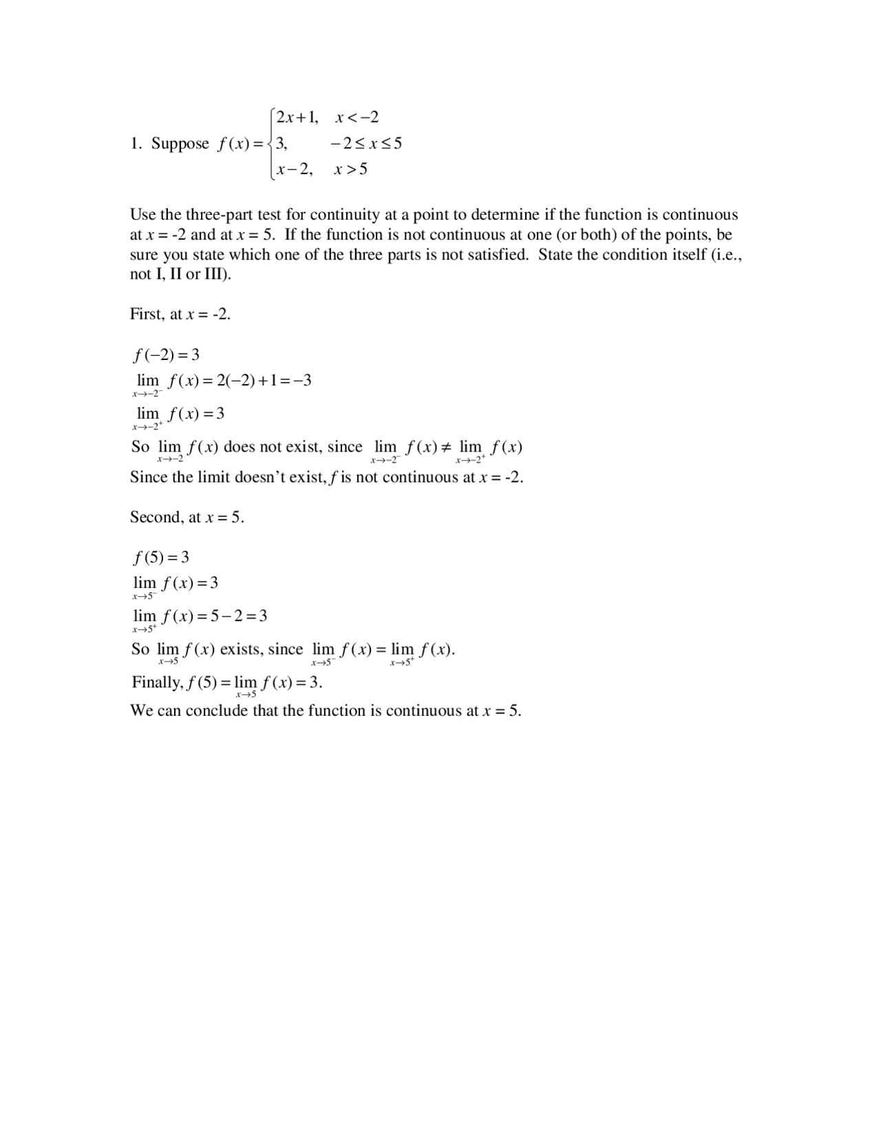 Calculus For Business Examples 14 Questions with Solutions in Calculus for Business - Midterm Exam ...