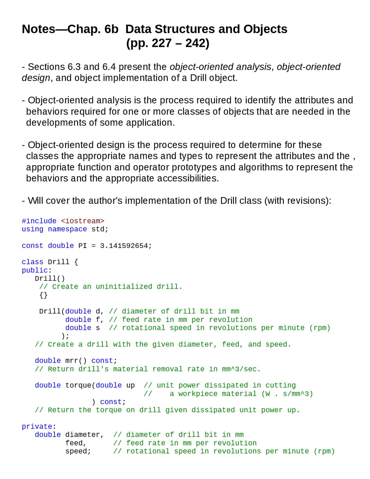 Data Structures and Objects - Lecture Notes | CS 145 - Docsity