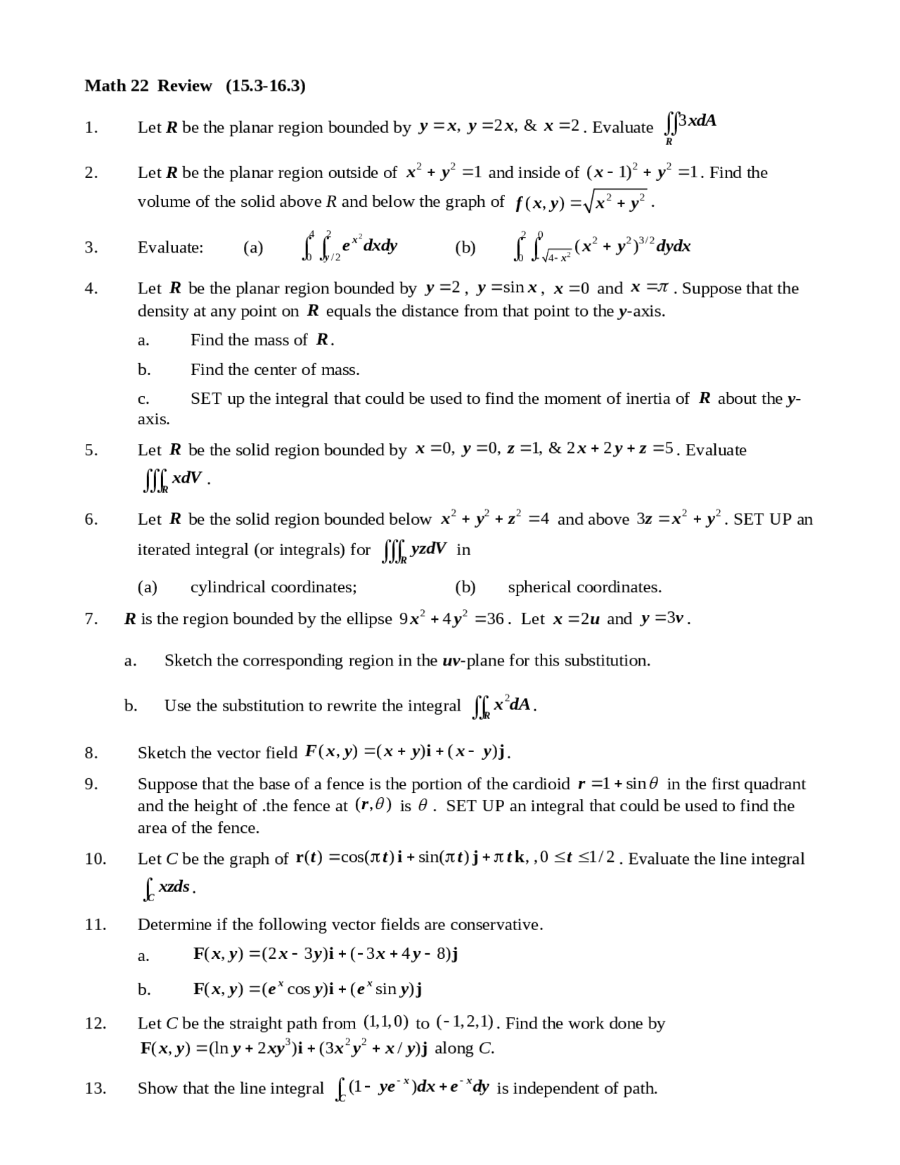 Review Sheet - Elementary Algebra | MATH 102 - Docsity