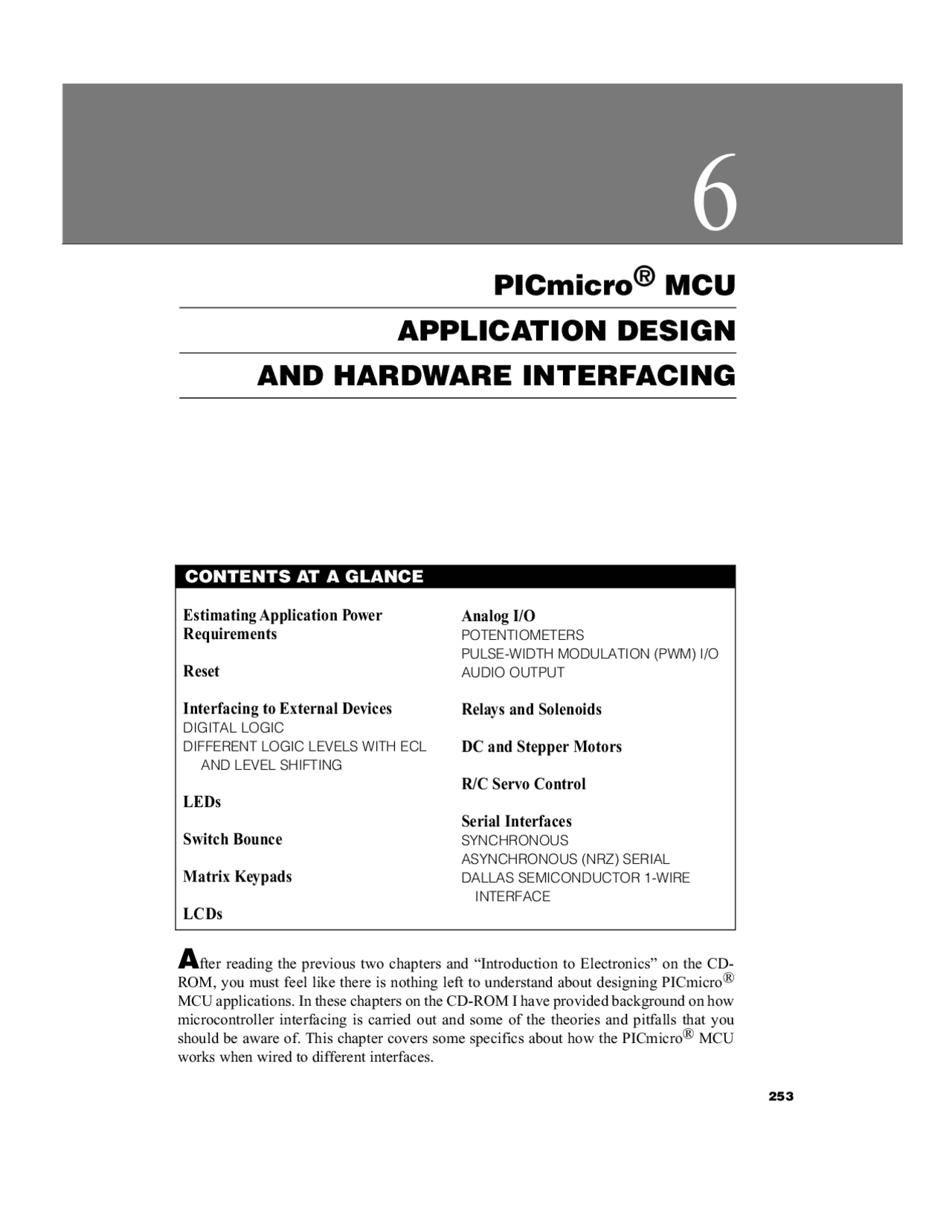 Application Design And Hardware Interfacing Notes CPEN 422 Docsity