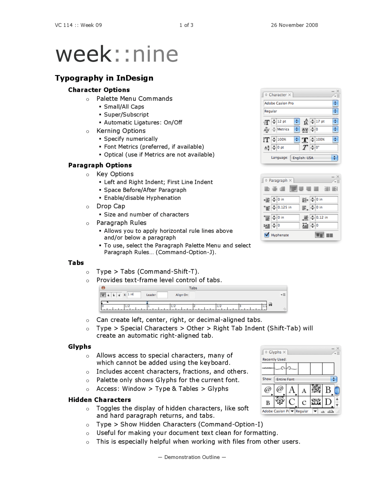 Outline on Introduction to Digital Graphics | VC 114 - Docsity