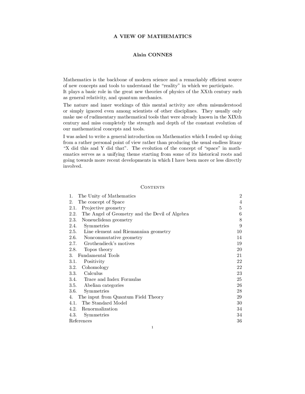 Mathematics in the Modern World - A View of Mathematics | MATH 1319 ...