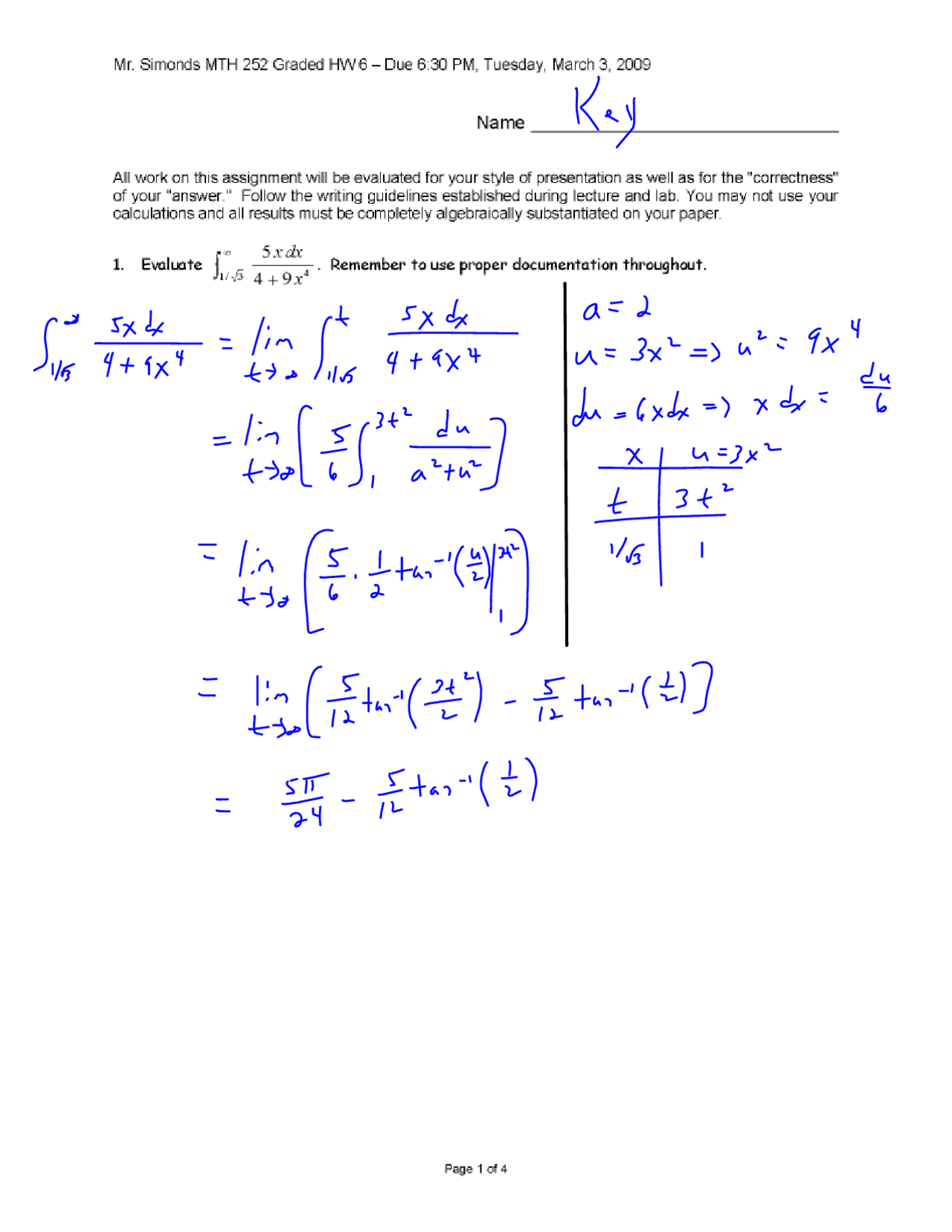 Graded Homework 6 with Solution - Computer Architecture I | MTH 252 ...