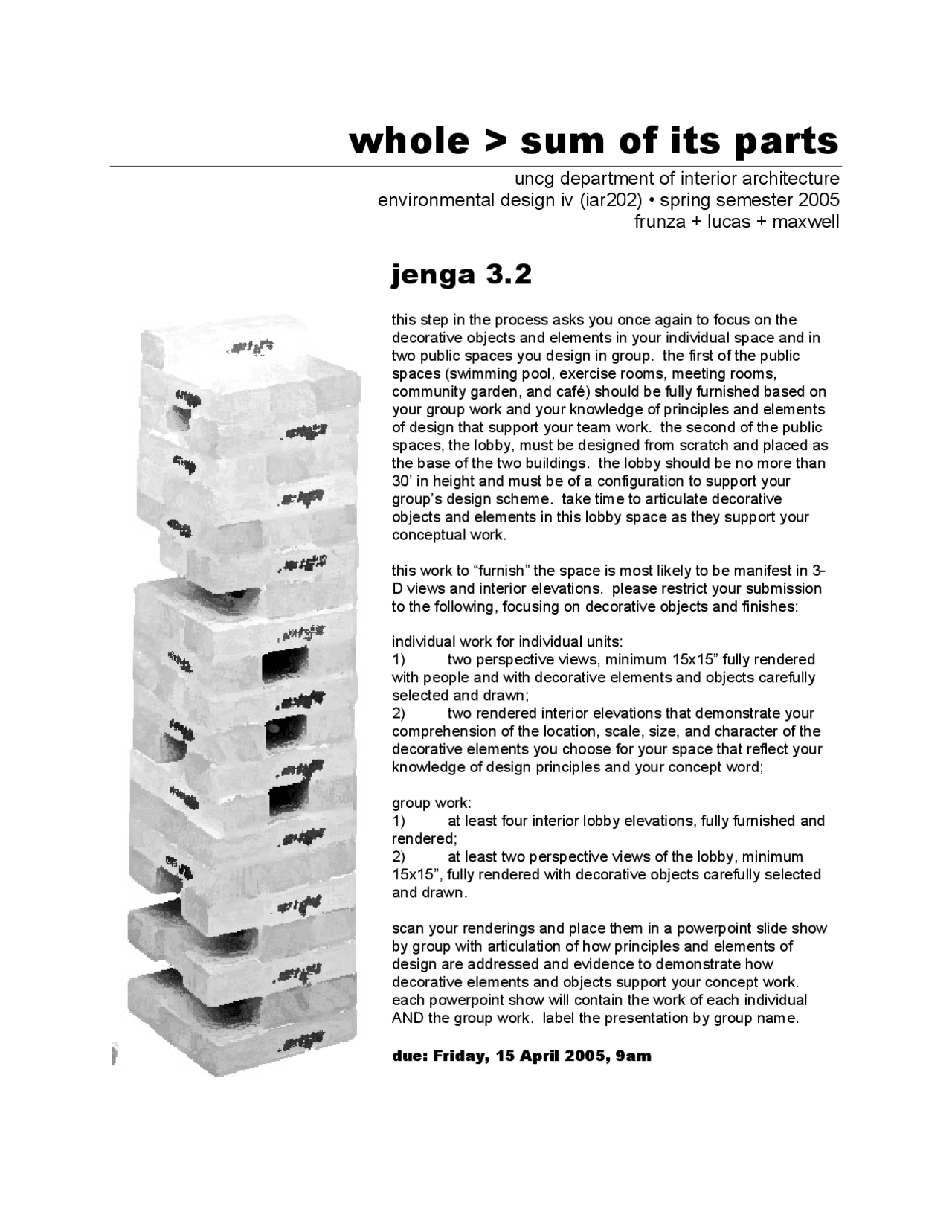 Environmental Design IV: Lobby Design and Decorative Elements ...