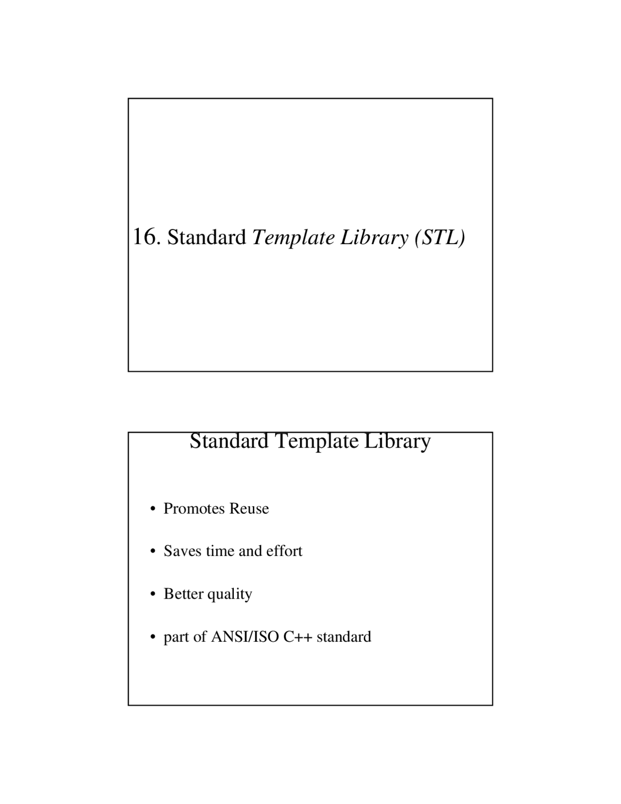 Standard Template Library (STL) in C++: Containers, Iterators, and ...