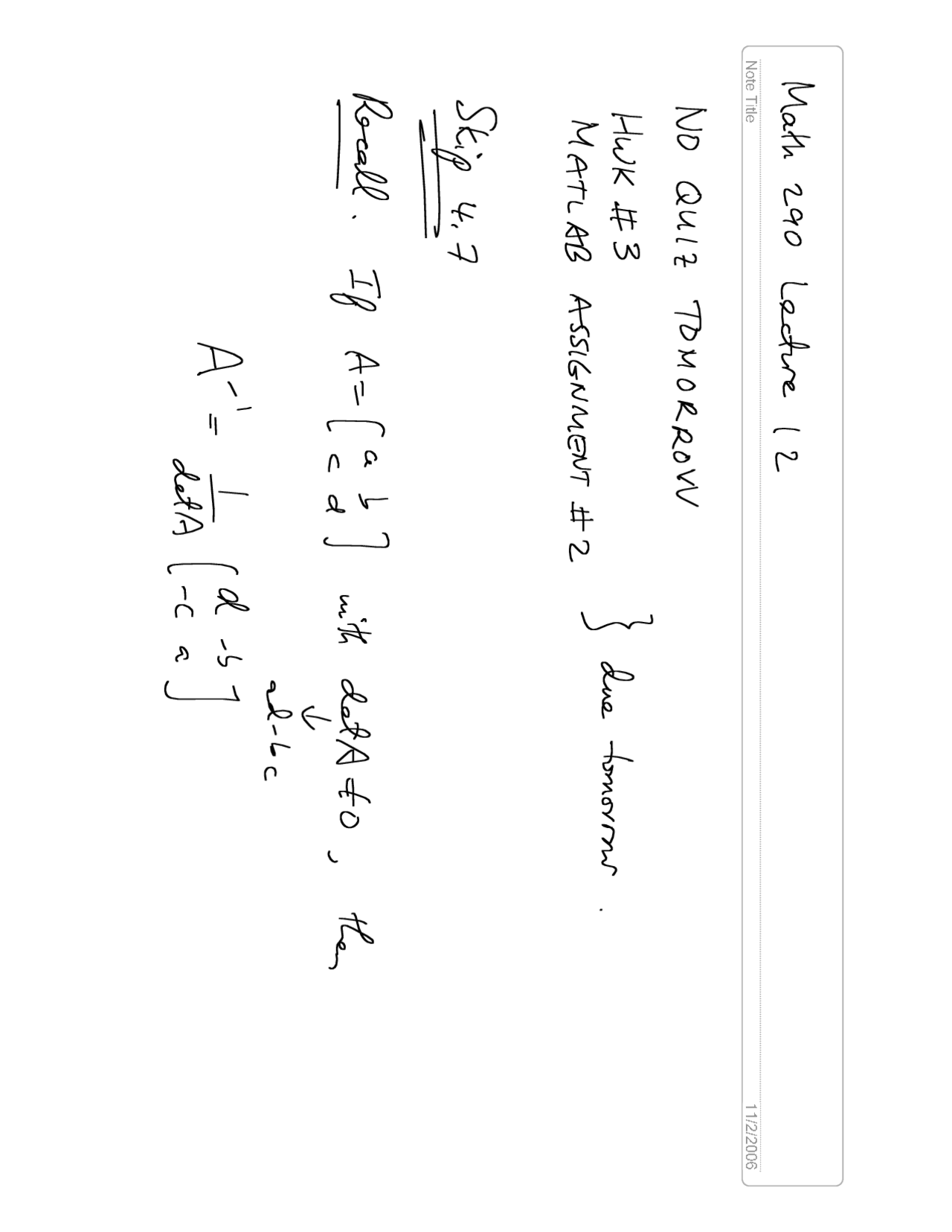 Homework 3 - MATLAB - Linear Modeling for Engineers | MATH 290 - Docsity