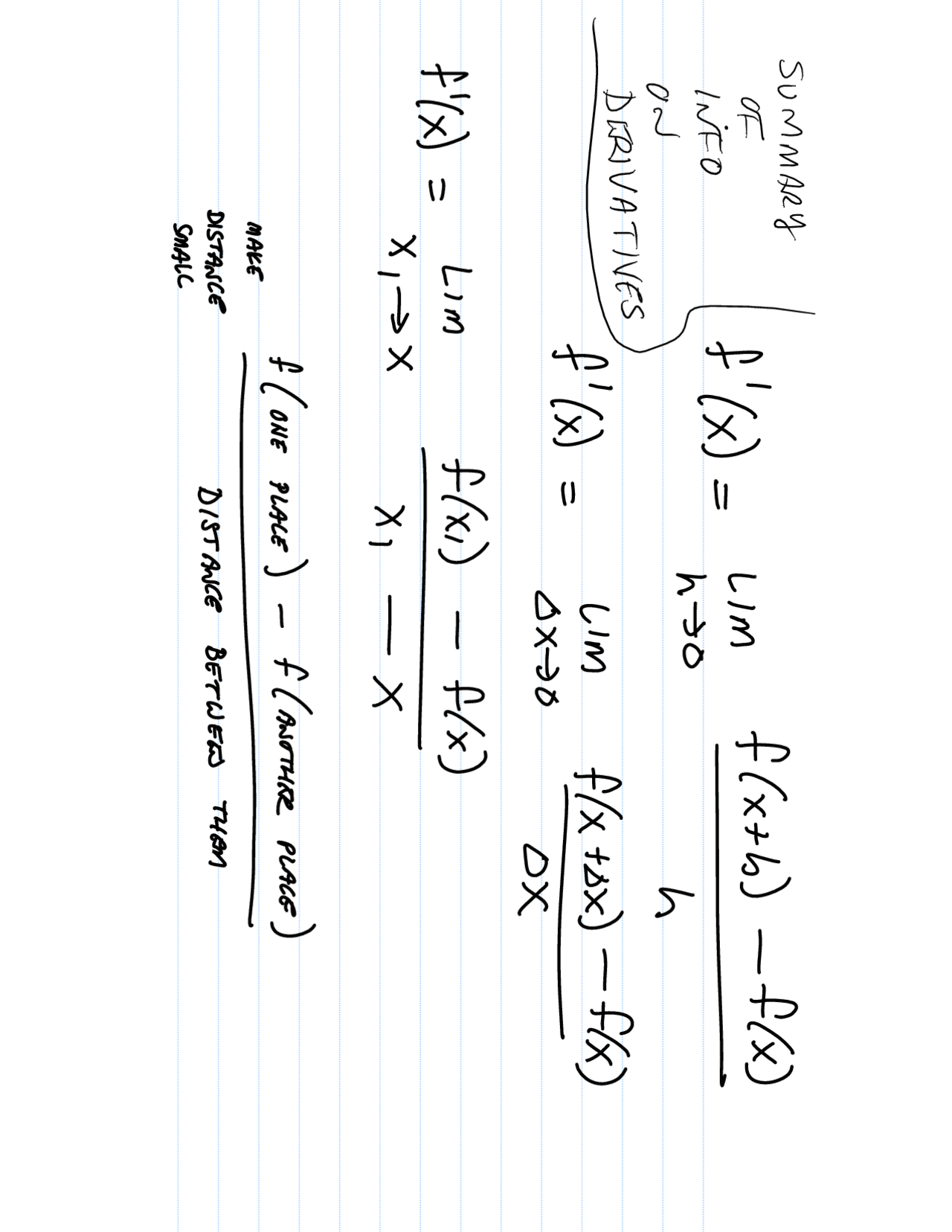 Calculus Notes And Example Algebraic Mathematical in Calculus I - Handwritten Notes | MATH 121 ...