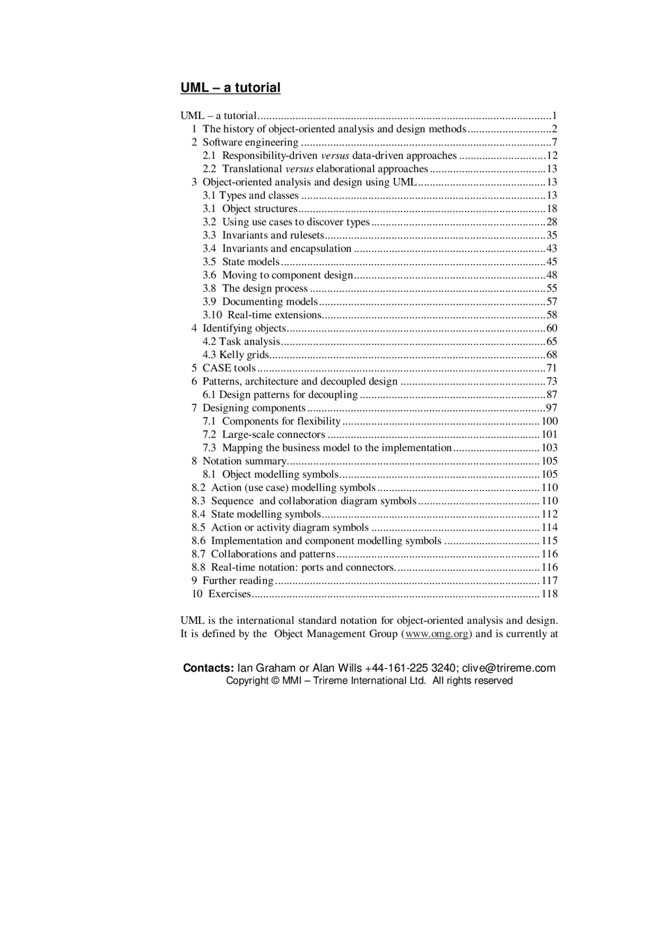 UML A Tutorial Computer Engineering Design II CSCE 4915 Docsity