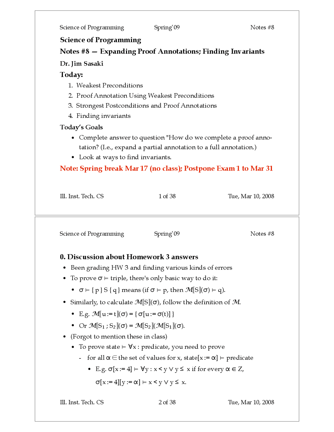 Understanding Proof Annotations in Program Verification: Weakest ...