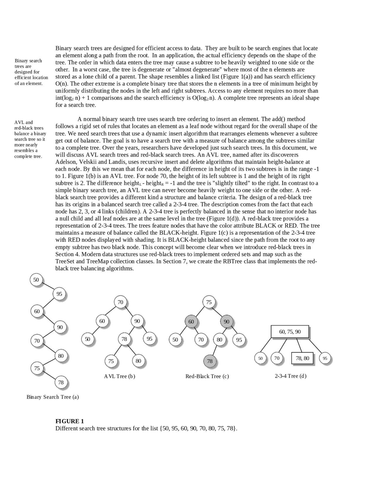 Design and Analysis of Algorithms for Binary Search Trees | COMP 157 ...