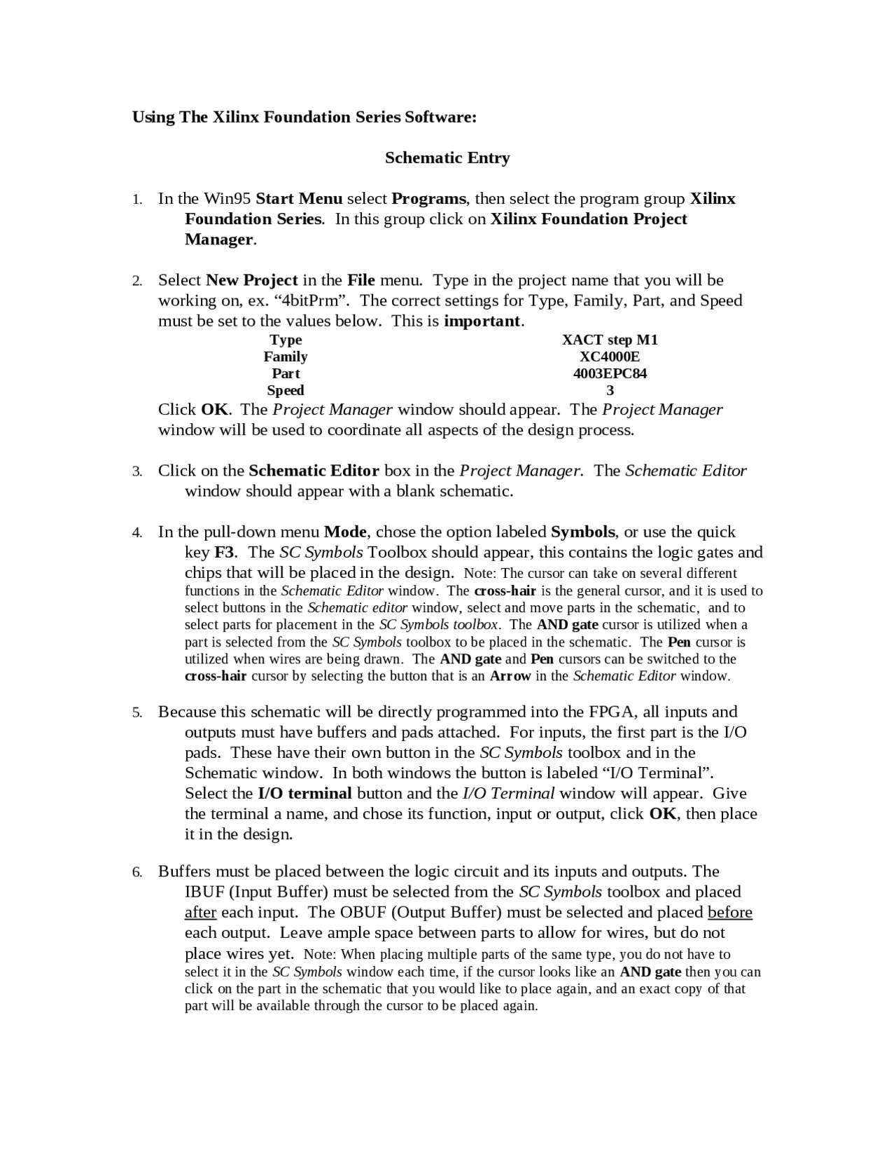 Using The Xilinx Foundation Series Software – Schematic Entry | ELEC ...