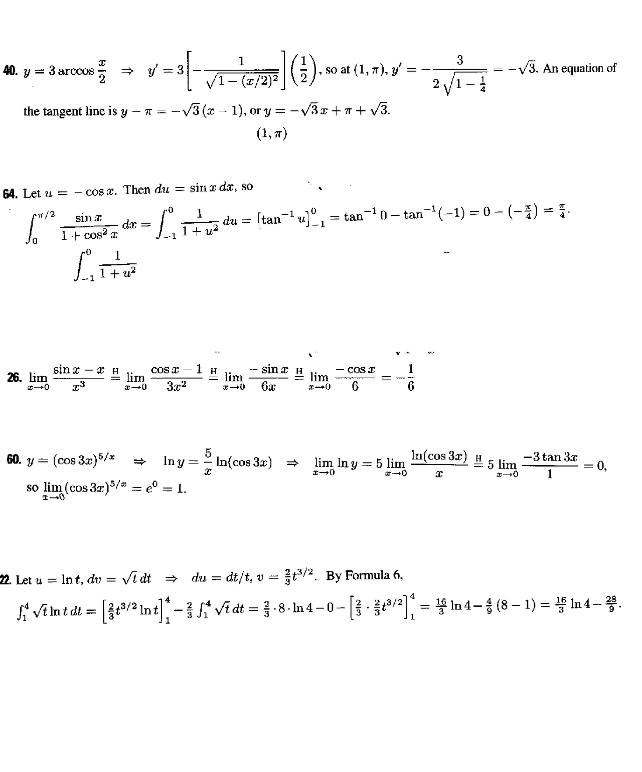 Calculus II - Assignment Questions with Solutions | MATH 152 - Docsity