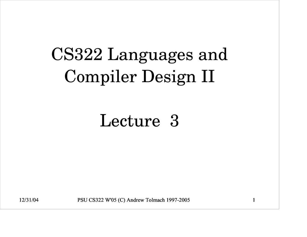 Introduction to the Spark Architecture in Compiler Design | CS 322 ...