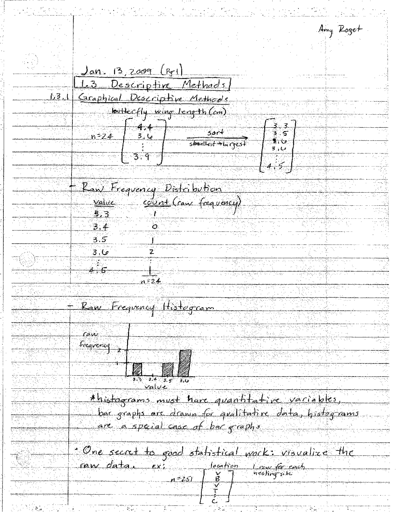 Graphical Descriptive Methods - Lecture Notes | AMS 7 | Study notes ...
